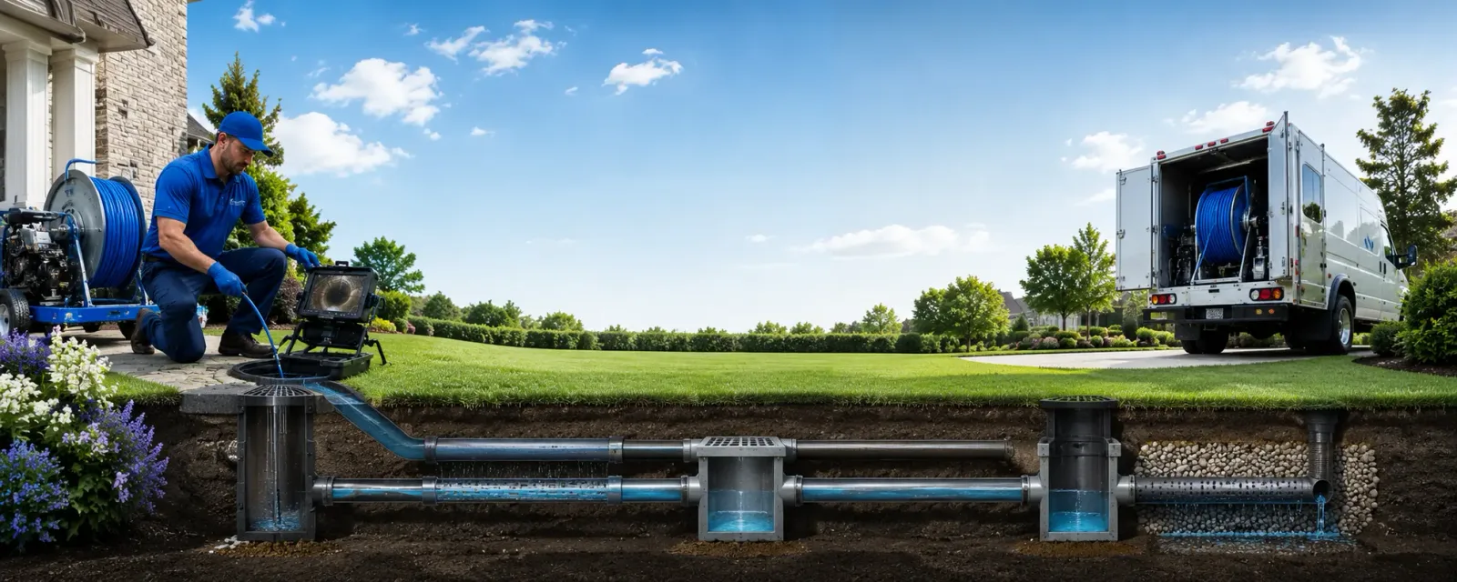 Outdoor drain cleaning information for Clinton, MN